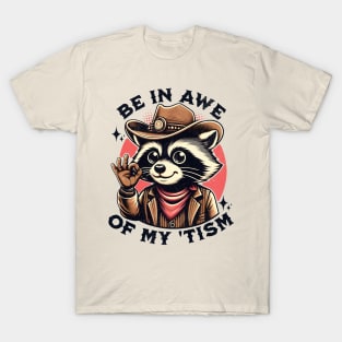 Autism Awareness Raccoon T-Shirt